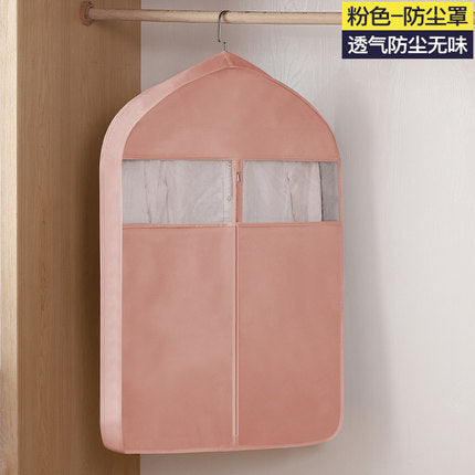 Clothes Dust Cover Hanging Transparent Dust Bag Home Wardrobe Coat Cover Clothing Dustproof Suit Cover Hanging Clothes Bag