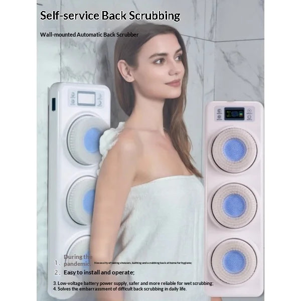 3-Roller Auto Shower Massage Brush