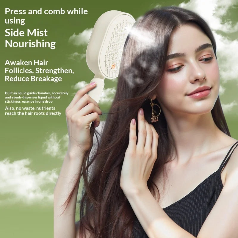 Electric Airbag Hair Comb - Spray Massage Anti-static