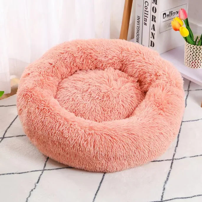 Washable Plush Pet Nest Bed