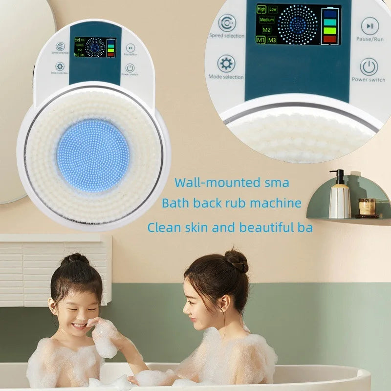3-Roller Auto Shower Massage Brush