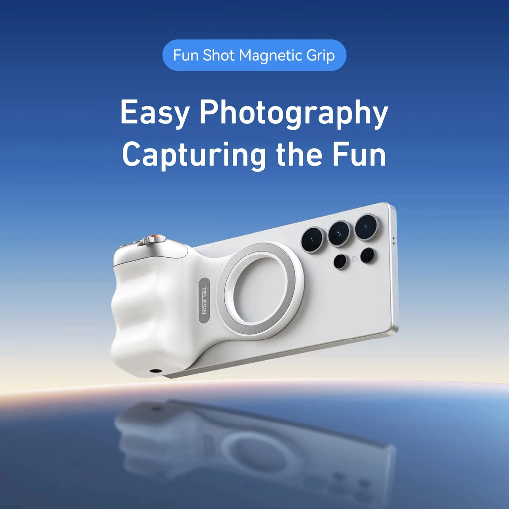 TELESIN Magnetic Phone Grip – Remote Control Shooting Aid