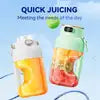 Portable Electric Juicer Cup with Digital Display