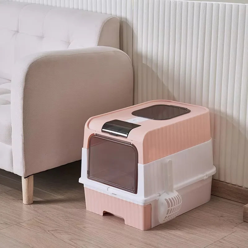 Anti-Splash Square Cat Toilet