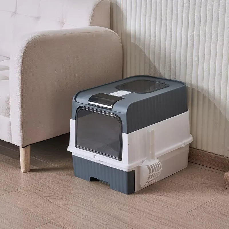 Anti-Splash Square Cat Toilet