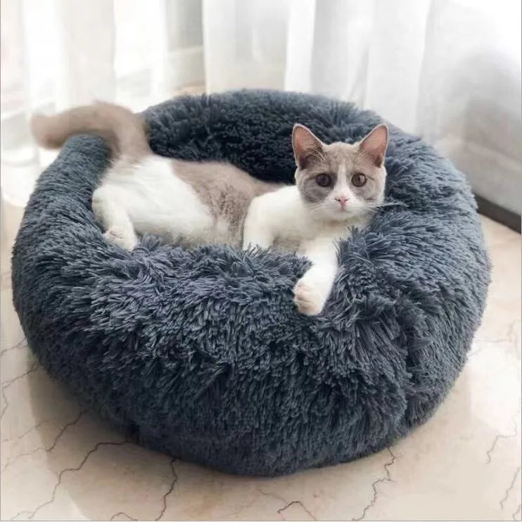 Washable Plush Pet Nest Bed