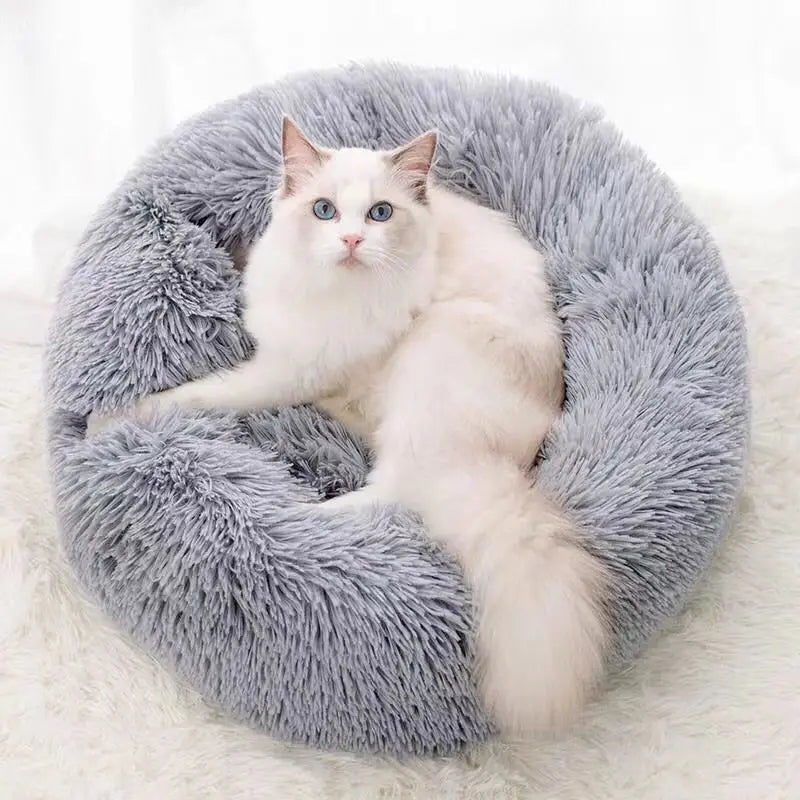 Washable Plush Pet Nest Bed