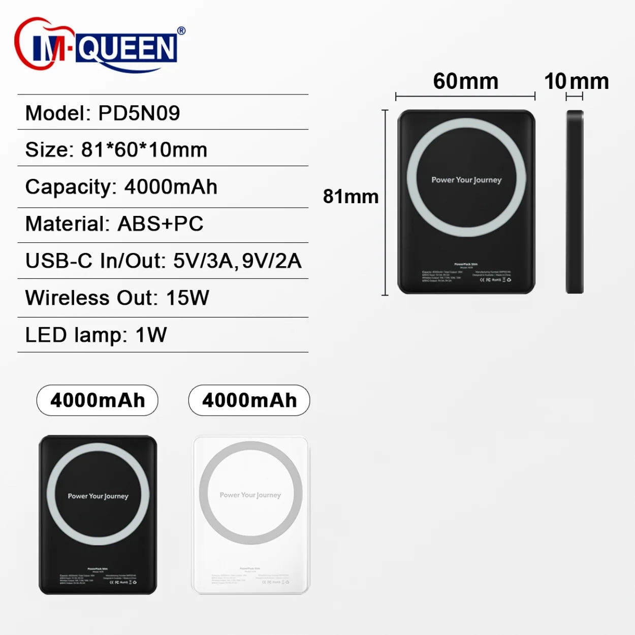 Ultra Slim MagSafe Power Bank 4000mAh 22.5W
