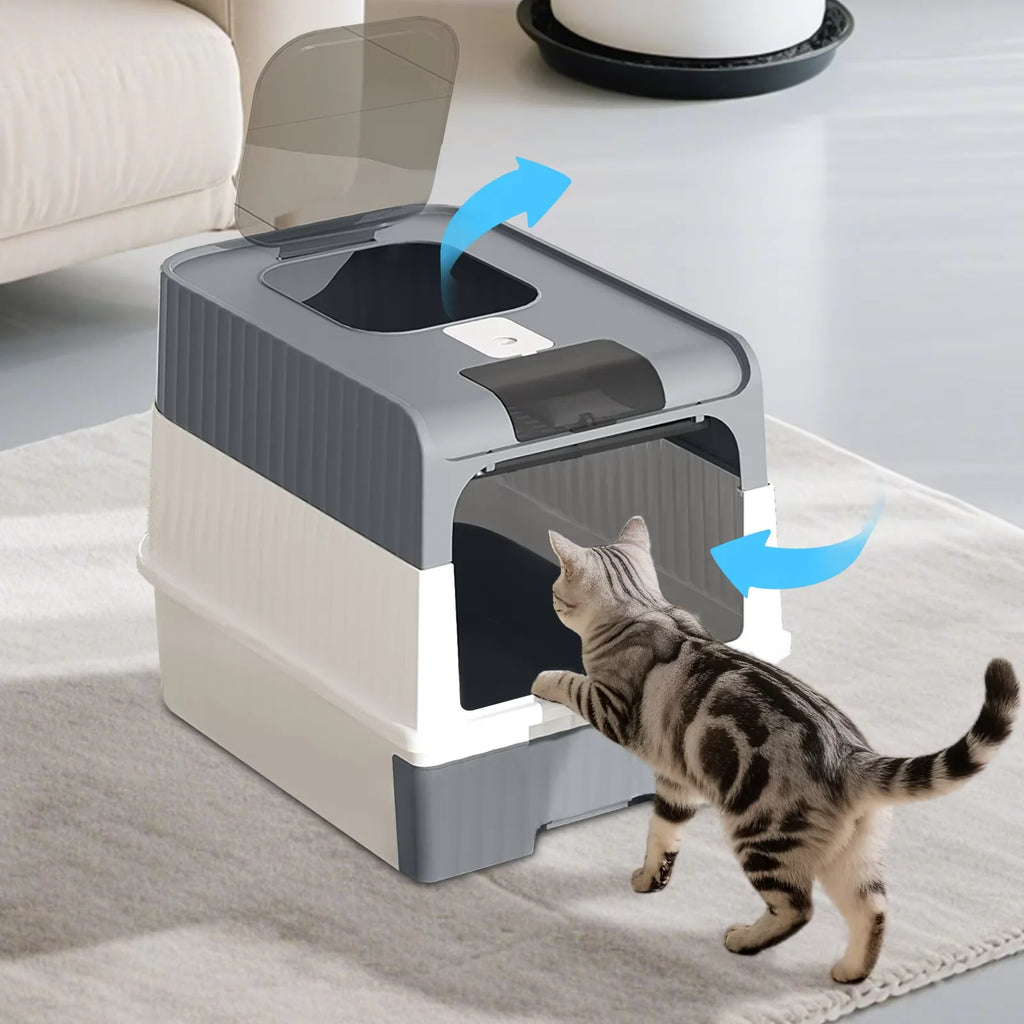 Anti-Splash Square Cat Toilet