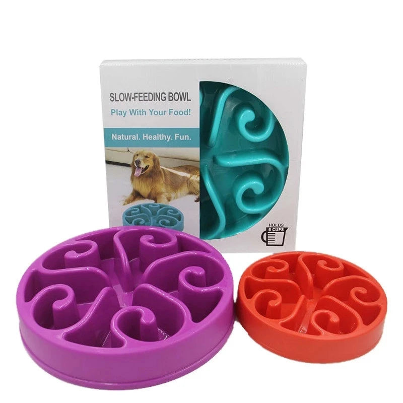 Anti-Gulp Pet Food Bowl
