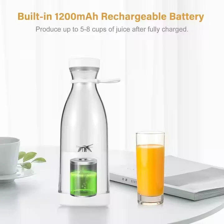 Portable USB Juicer Blender – 380ml Fresh Juice Anywhere