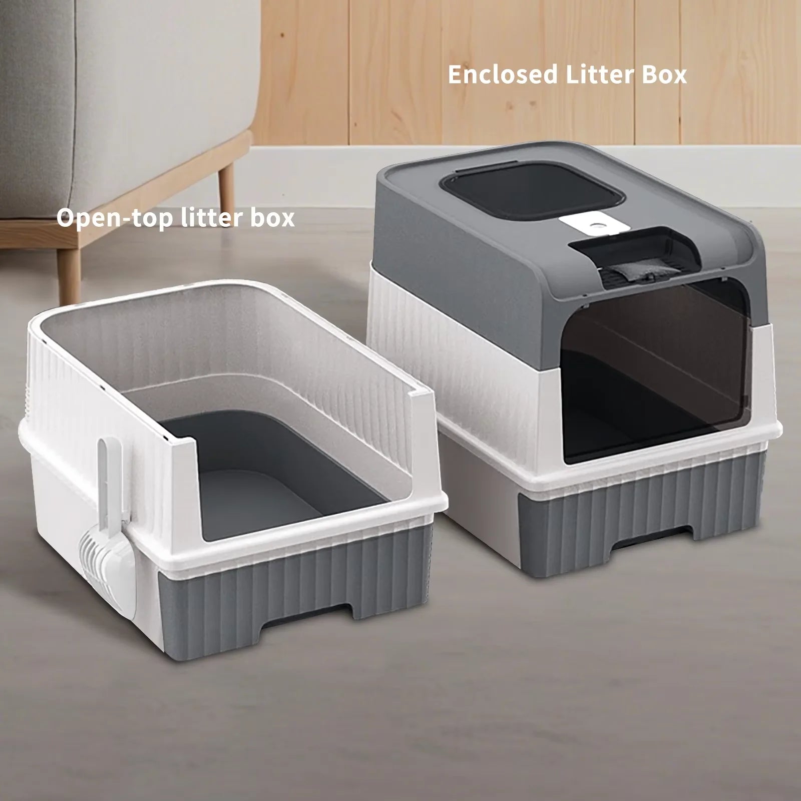 Anti-Splash Square Cat Toilet