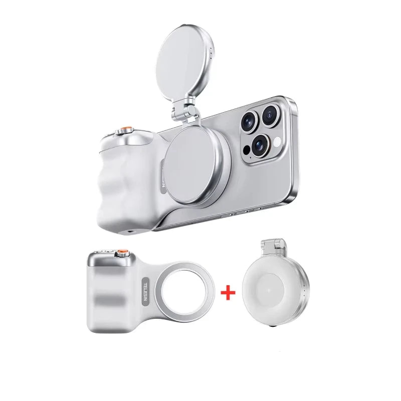 TELESIN Magnetic Phone Grip – Remote Control Shooting Aid