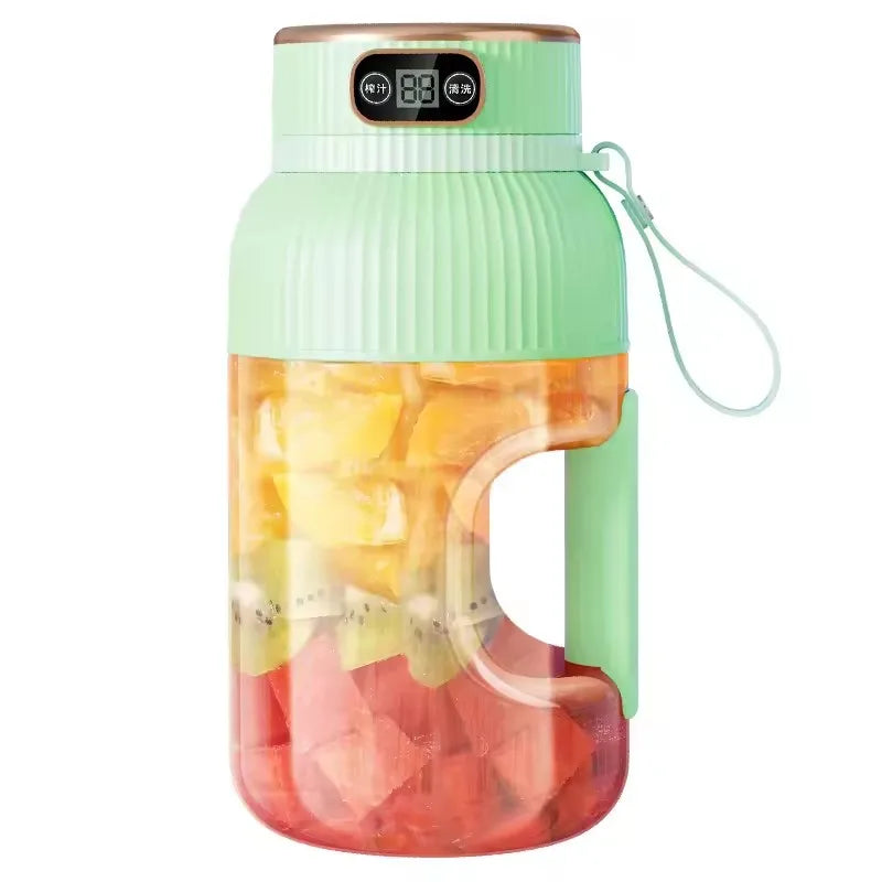 Portable Electric Juicer Cup with Digital Display