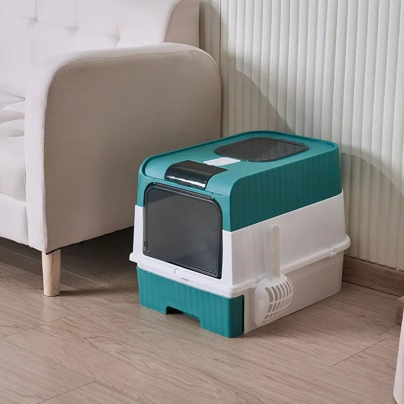 Anti-Splash Square Cat Toilet