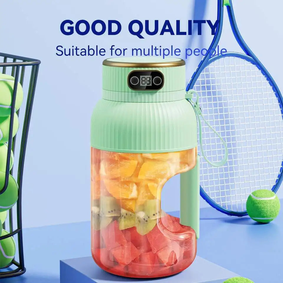 Portable Electric Juicer Cup with Digital Display