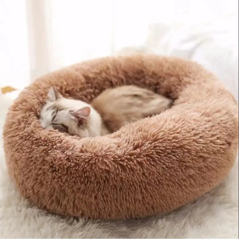 Washable Plush Pet Nest Bed