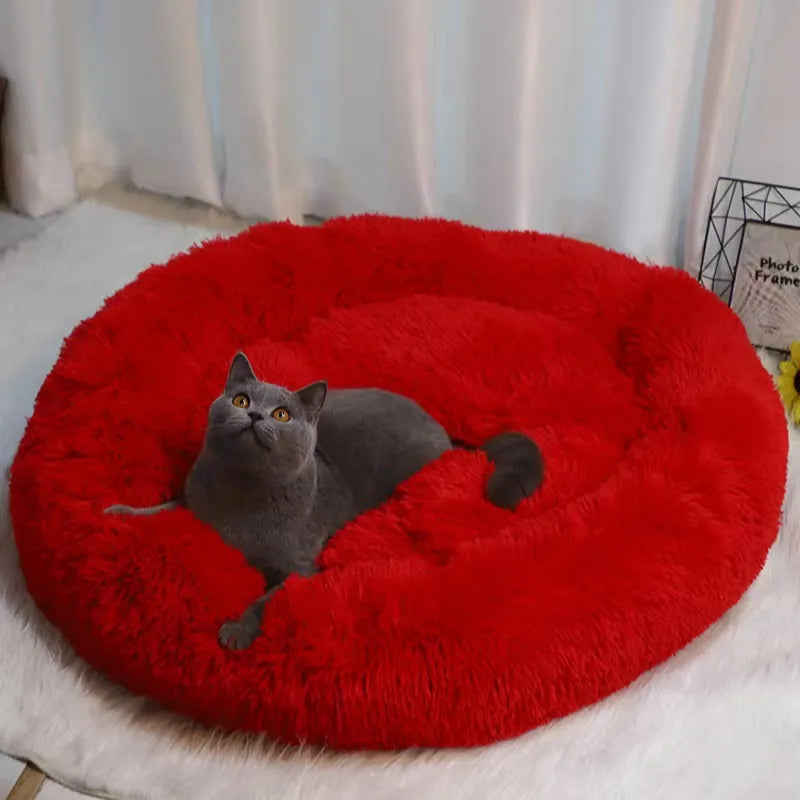 Washable Plush Pet Nest Bed