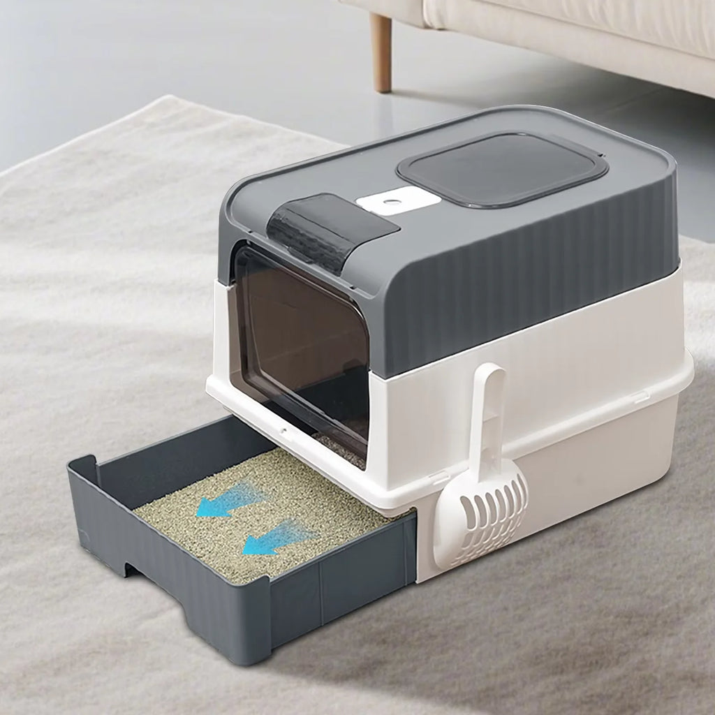 Anti-Splash Square Cat Toilet