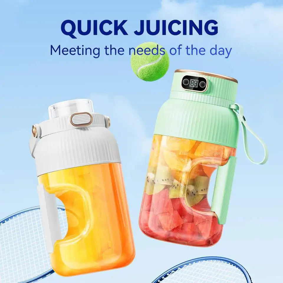 Portable Electric Juicer Cup with Digital Display