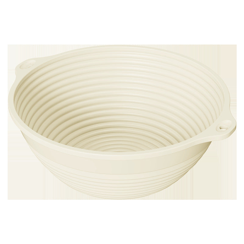 Silicone Fermentation Basket Household Oven Baking Dough Fermentation Bowl Folding High Temperature Resistant Large Capacity Bread Fermentation Basket