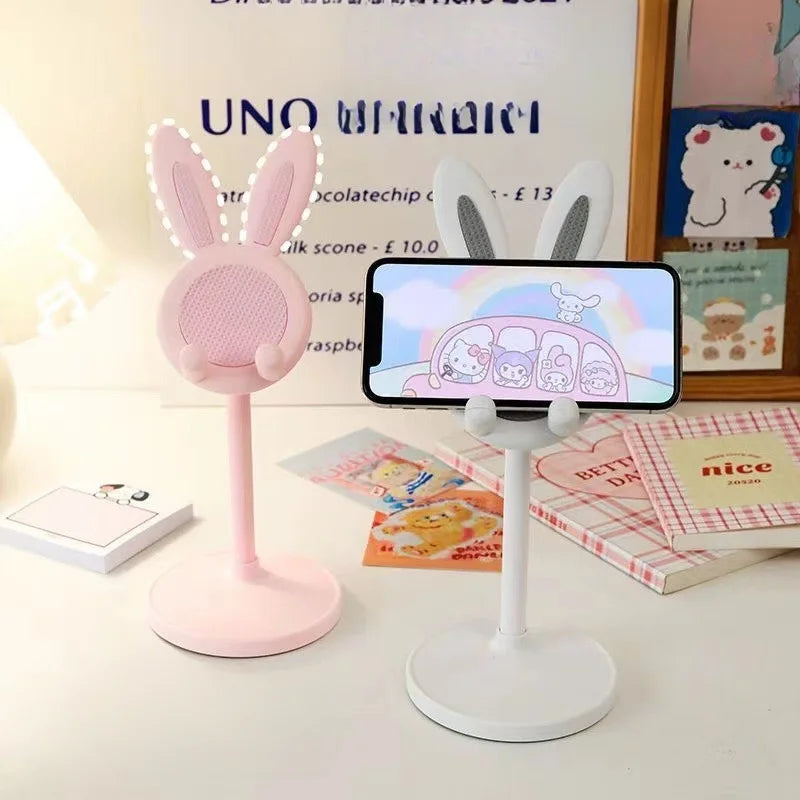 Cute Bunny Height Adjustable Mobile Phone Holder