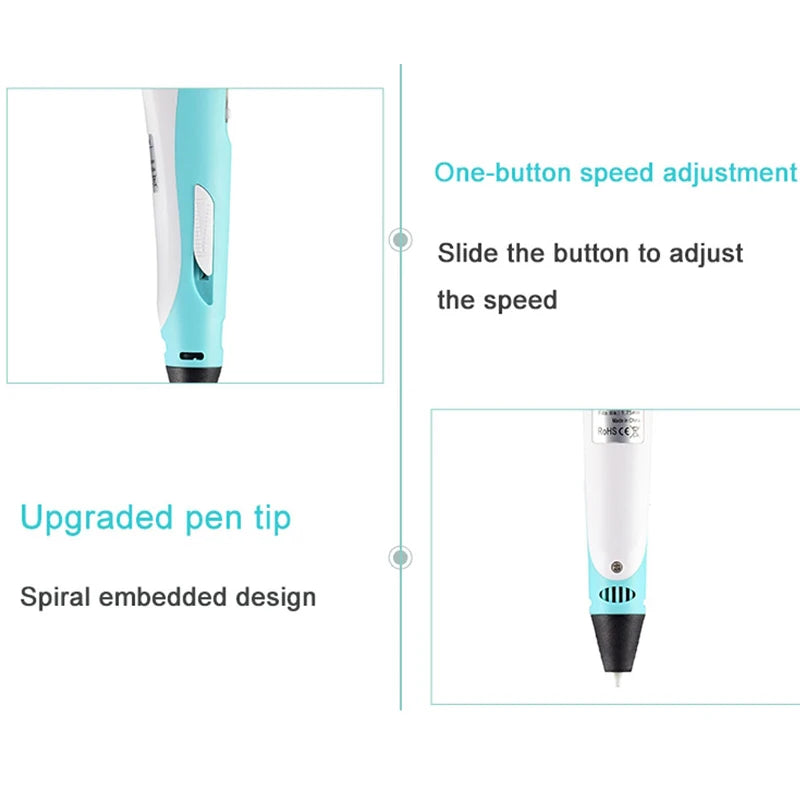 DIY 3D Drawing Pen Kids Gift with Storage Case