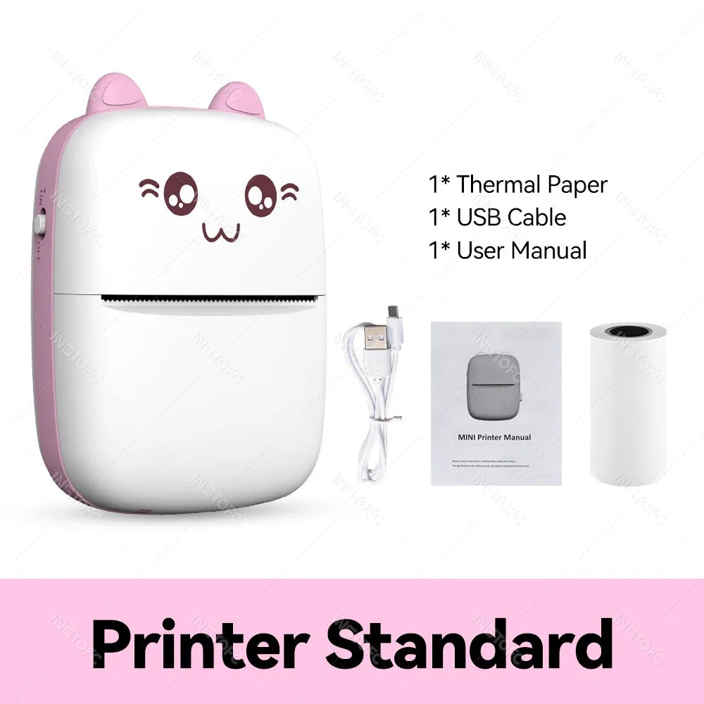 Mini Thermal Sticker Printer for iOS & Android
