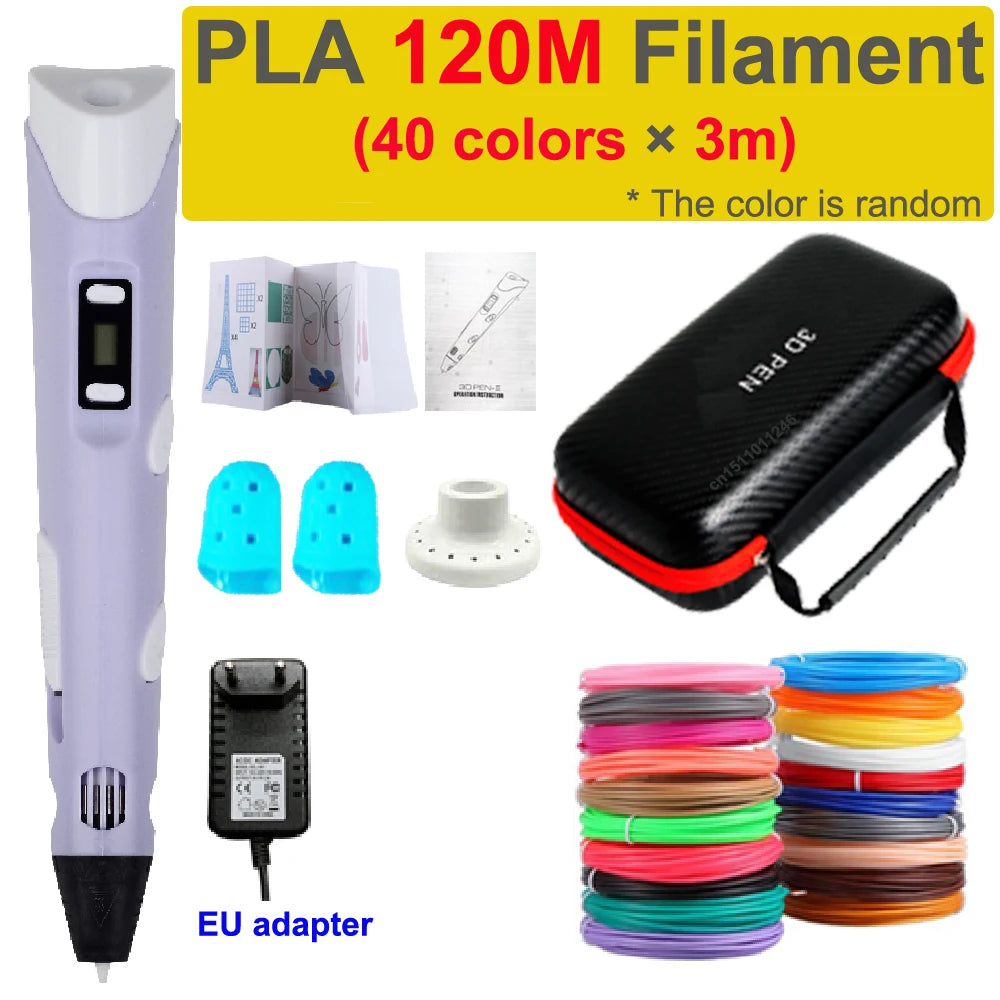 DIY 3D Drawing Pen Kids Gift with Storage Case