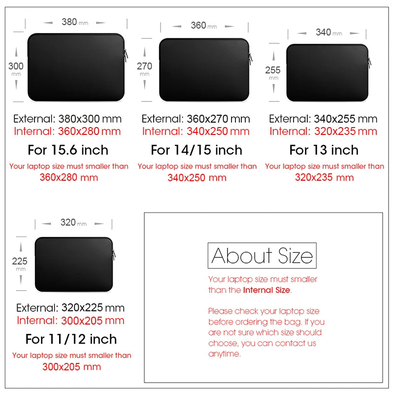Shockproof Laptop Bag & Tablet Case for MacBook Air Pro