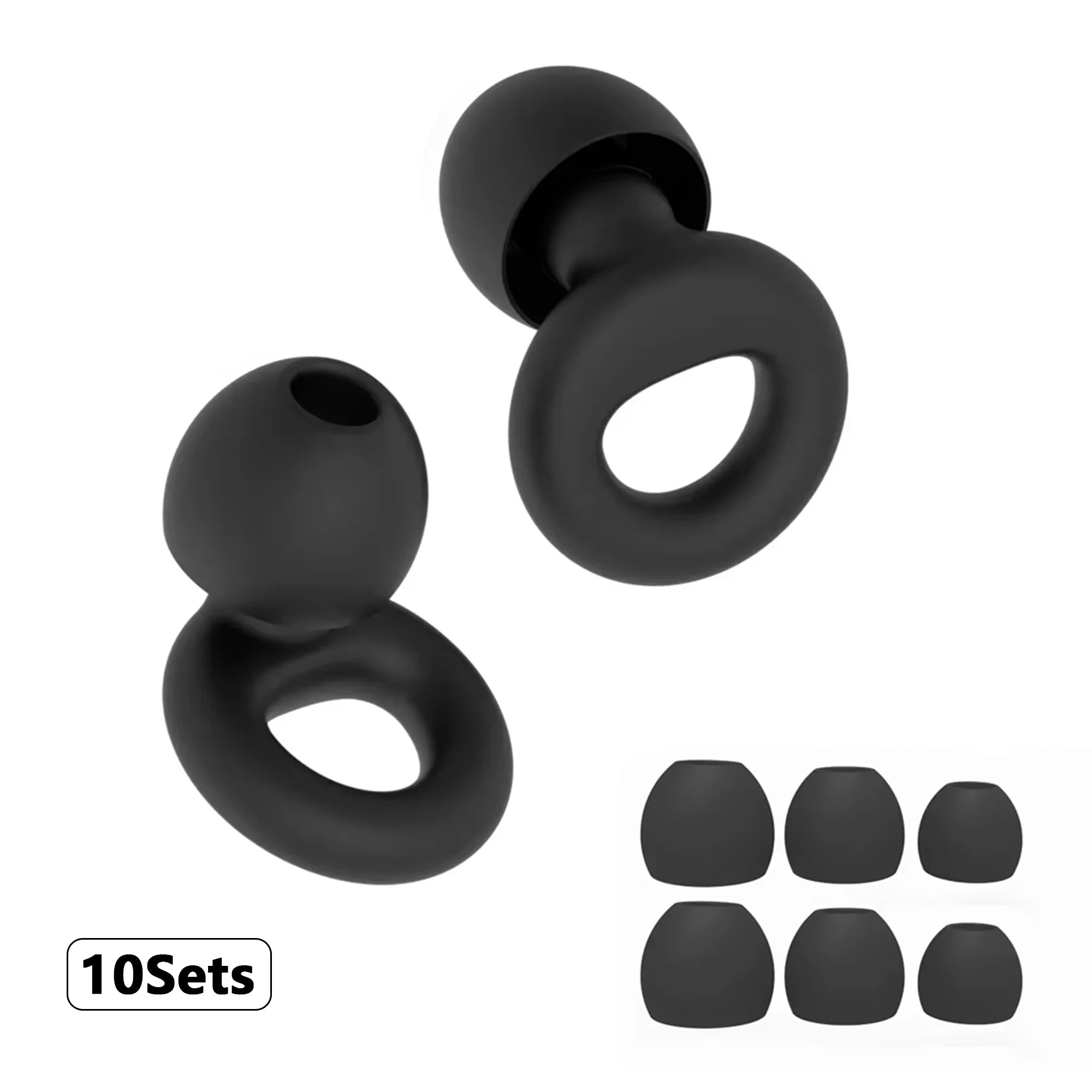 Soft Silicone Ear Plugs – Sleep, Swim, Work | Reusable Noise Protection