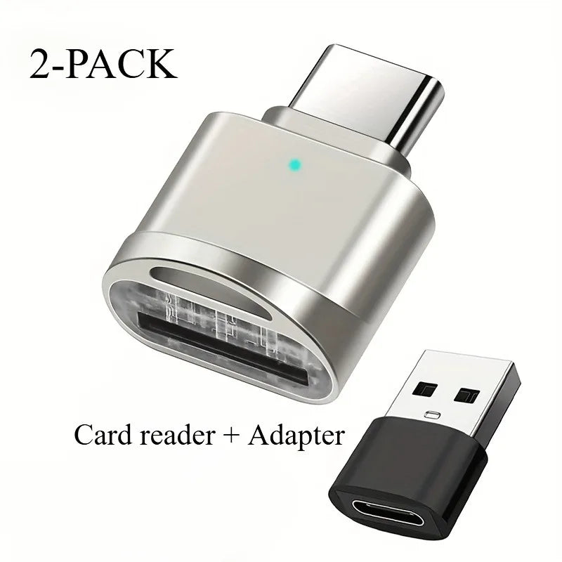 Type-C OTG TF Memory Card Reader for iPhone 15/16