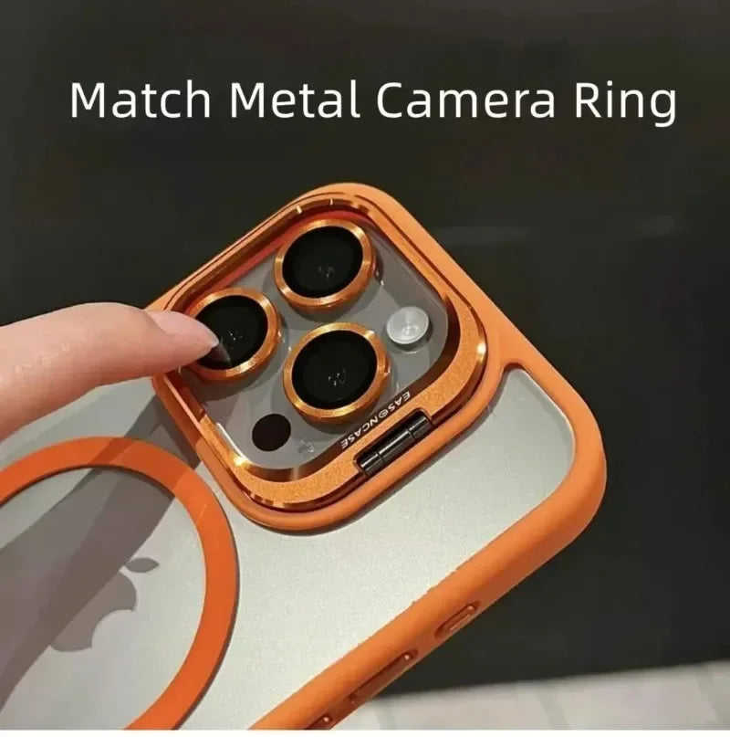 Luxury Shockproof Phone Cover with Camera Lens Protector