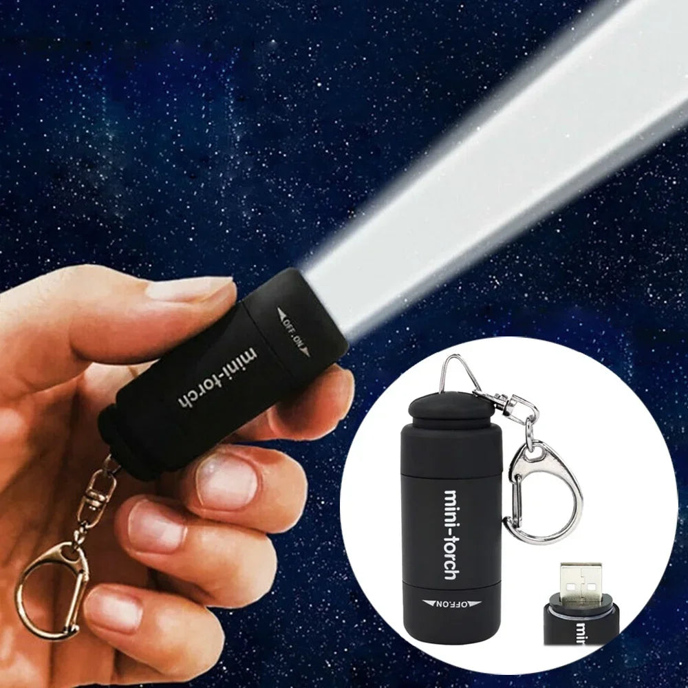  Outdoor Mini Flashlight – Rechargeable & Portable