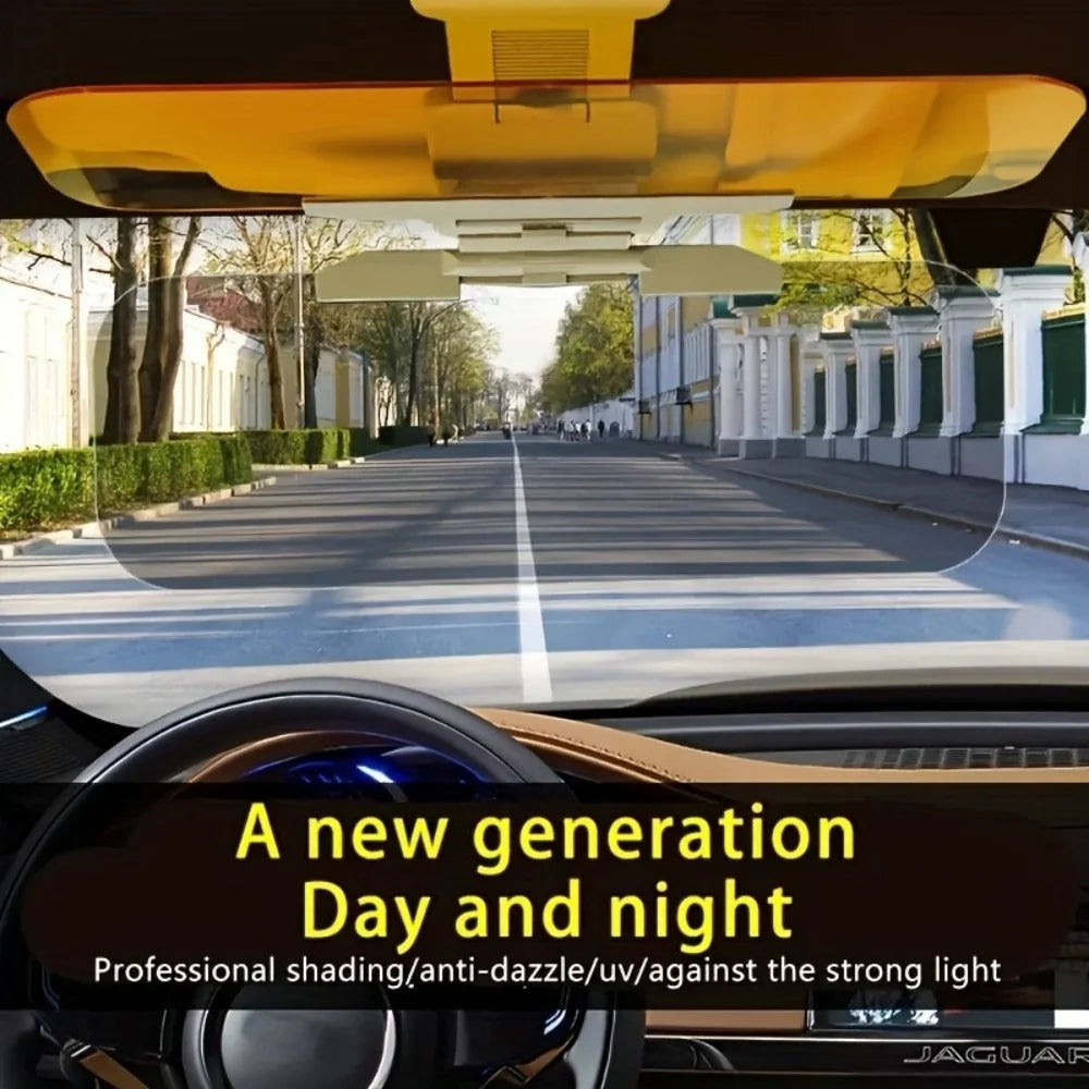 Anti-Glare Polarized Sun Visor – UV Protection for Car Drivers