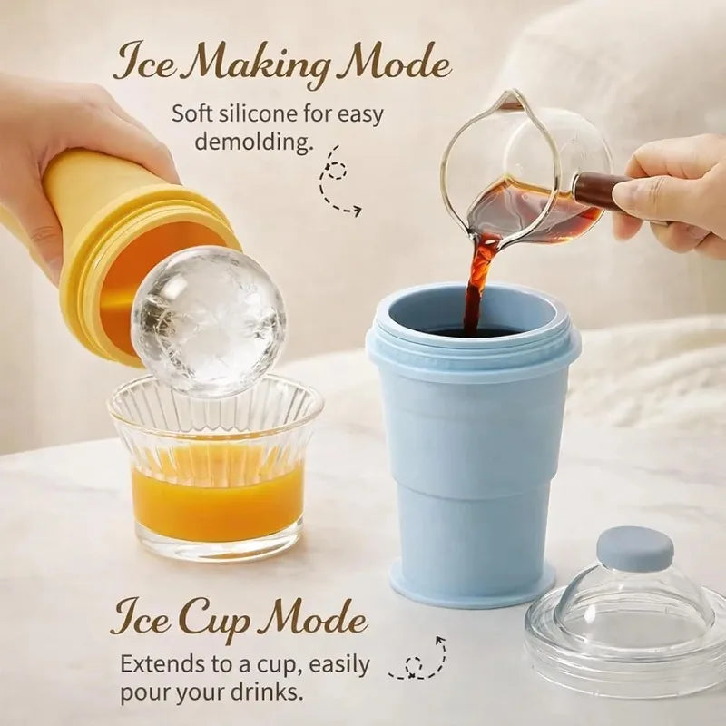 Quick-Transform Ice Straw Cup
