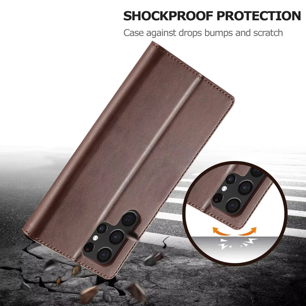 Samsung Galaxy S26 S24 FE A36 A16 Flip Wallet Case