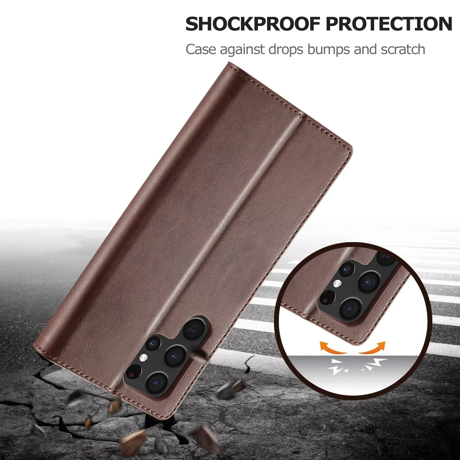 Samsung Galaxy S26 S24 FE A36 A16 Flip Wallet Case