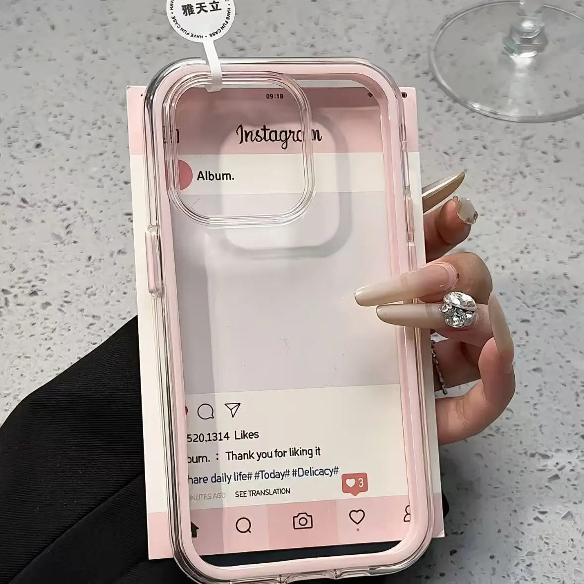 Acrylic Shockproof Bumper Cover for iPhone 15 16 17 Plus