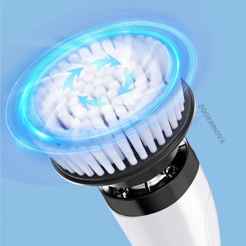 No More Scrubbing - Cordless Bathroom Power Scrubber Cleans 5x Faster