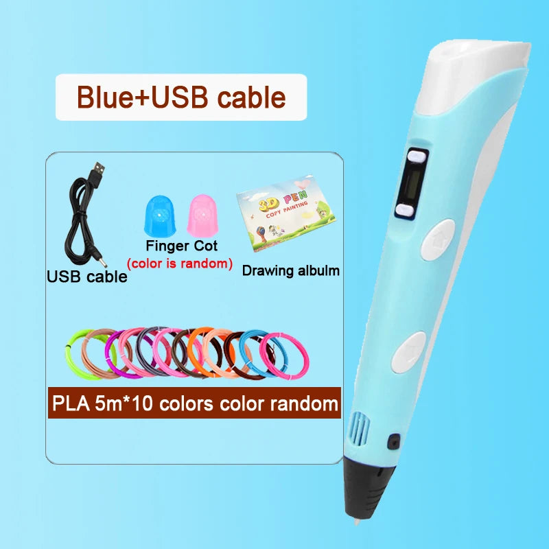 LCD Screen 3D Painting Pen for Children