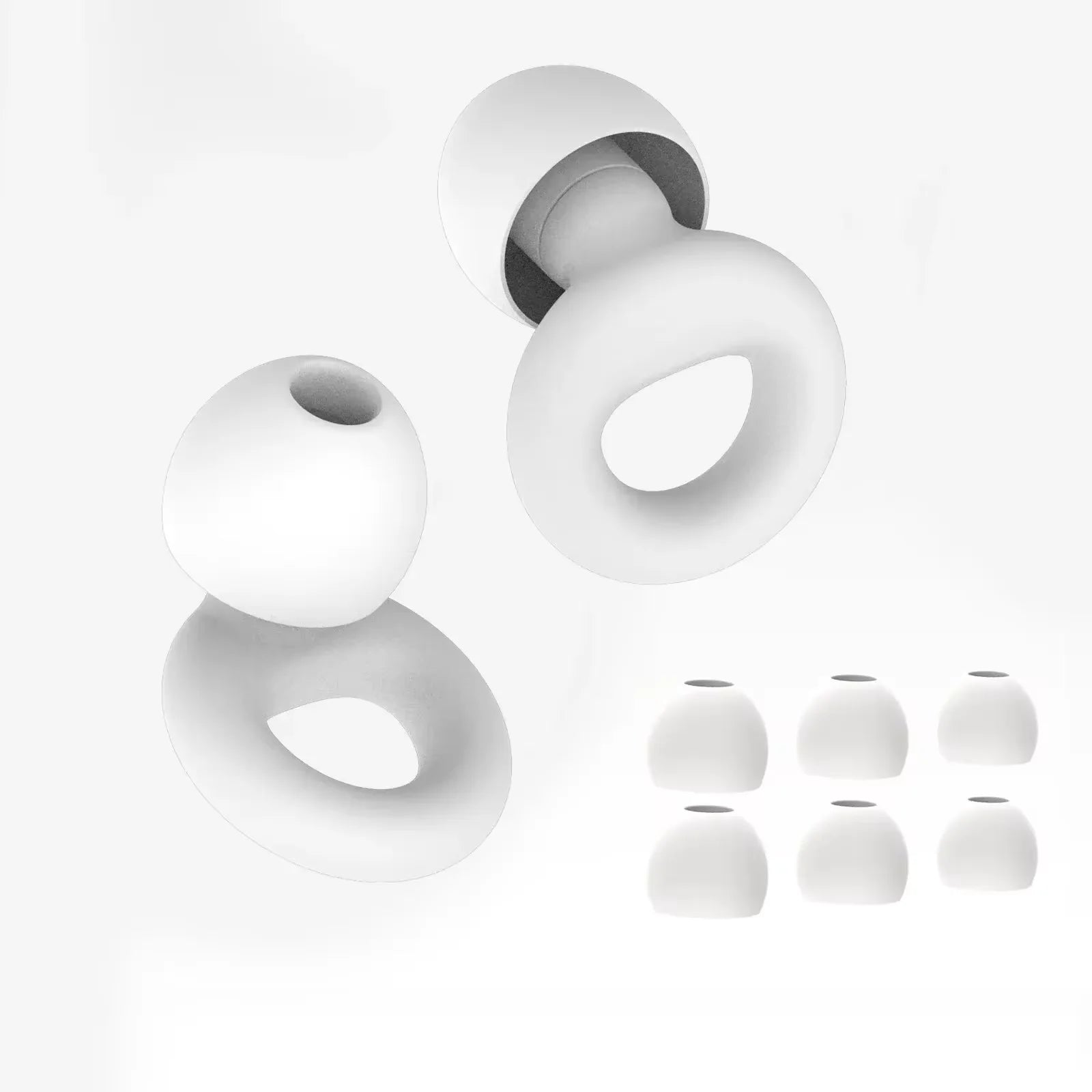 Soft Silicone Ear Plugs – Sleep, Swim, Work | Reusable Noise Protection