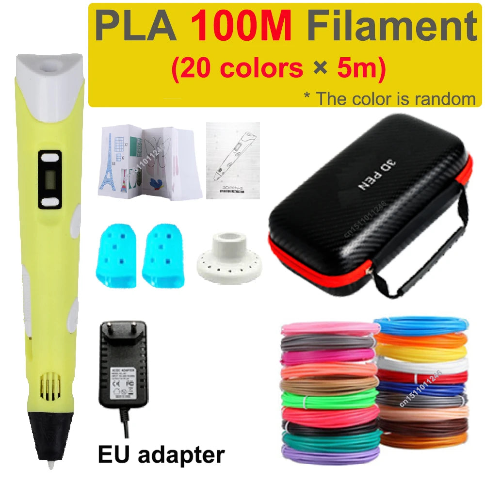 DIY 3D Drawing Pen Kids Gift with Storage Case