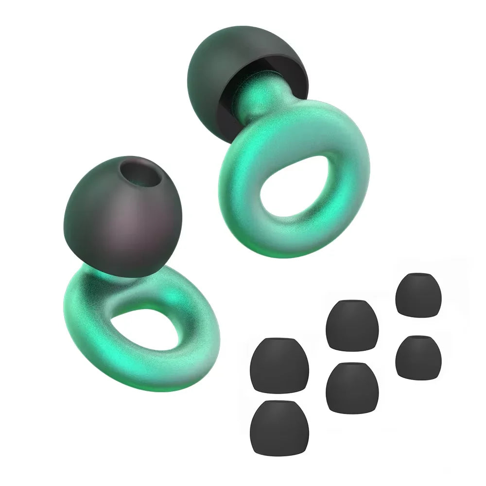 Soft Silicone Ear Plugs – Sleep, Swim, Work | Reusable Noise Protection