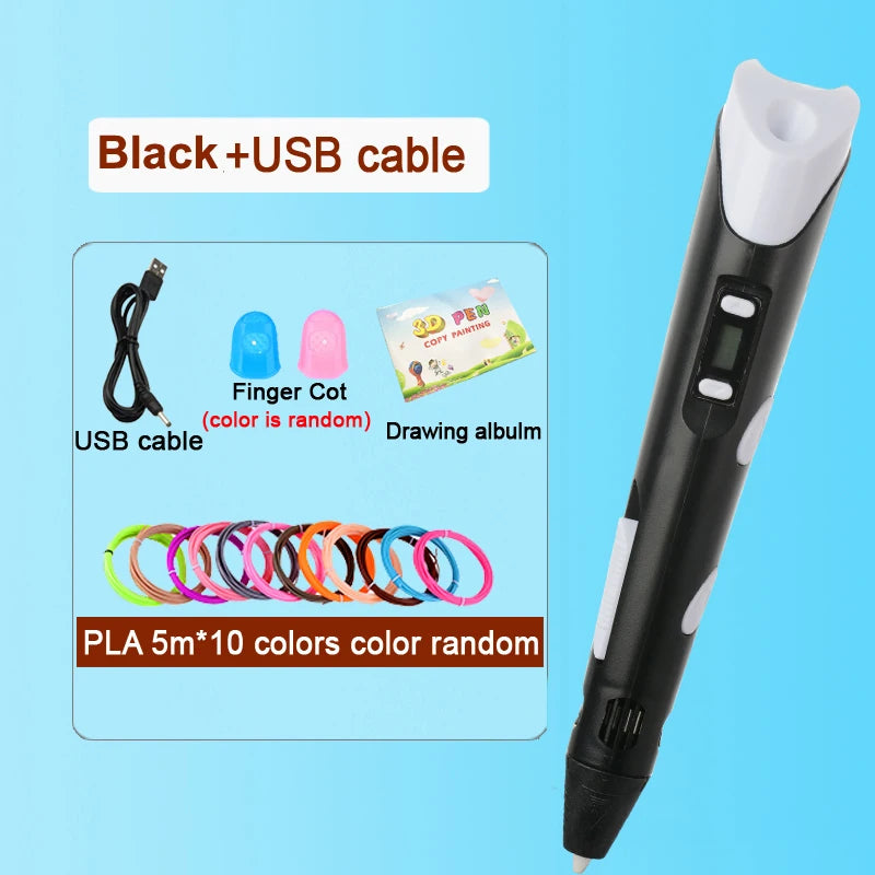LCD Screen 3D Painting Pen for Children