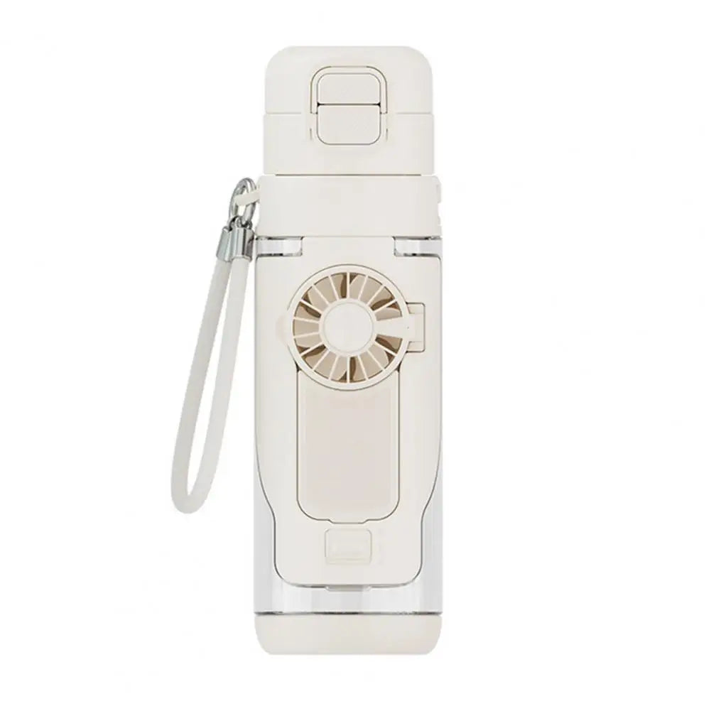 2-in-1 Tritan Water Bottle with Rechargeable Foldable Fan