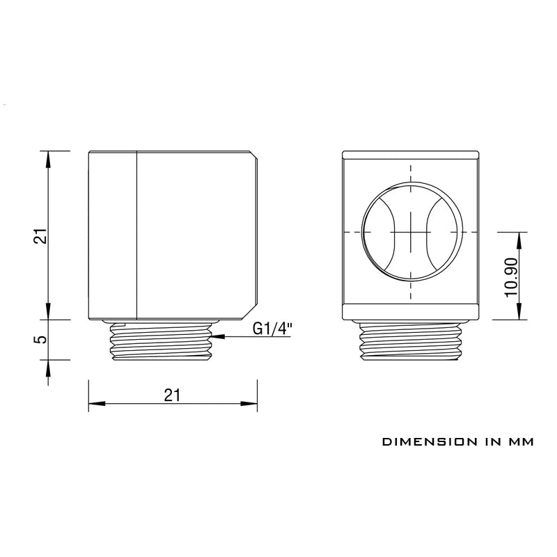 Barrow DIY PC Water Cooling 90° Rotary Adapter