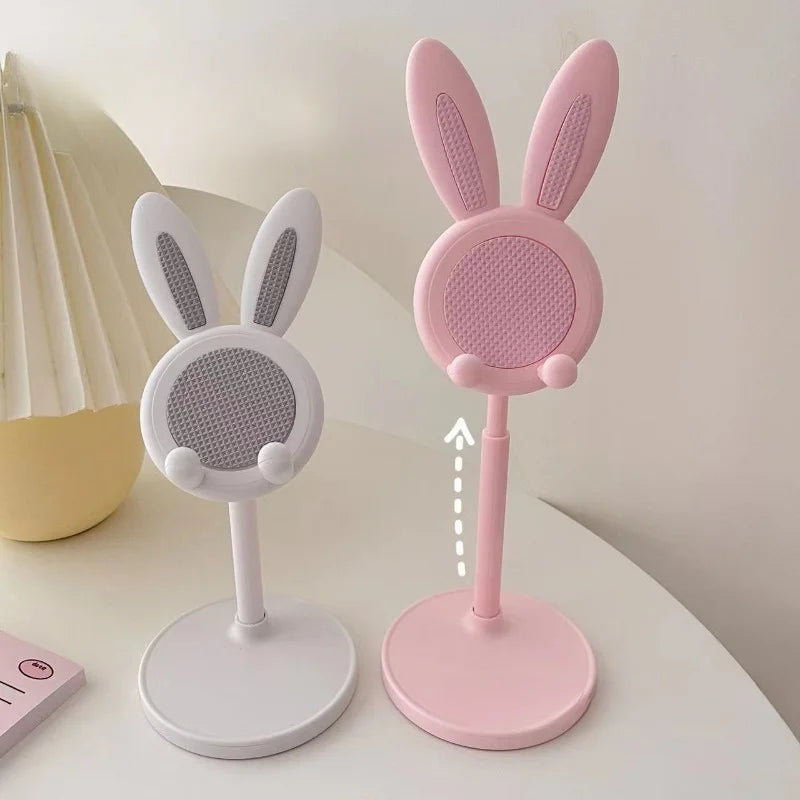 Cute Bunny Height Adjustable Mobile Phone Holder
