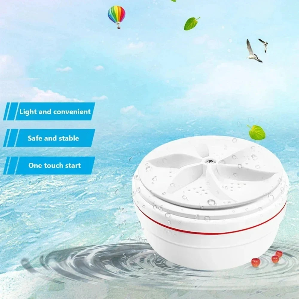 USB Ultrasonic Portable Mini Washer 20V