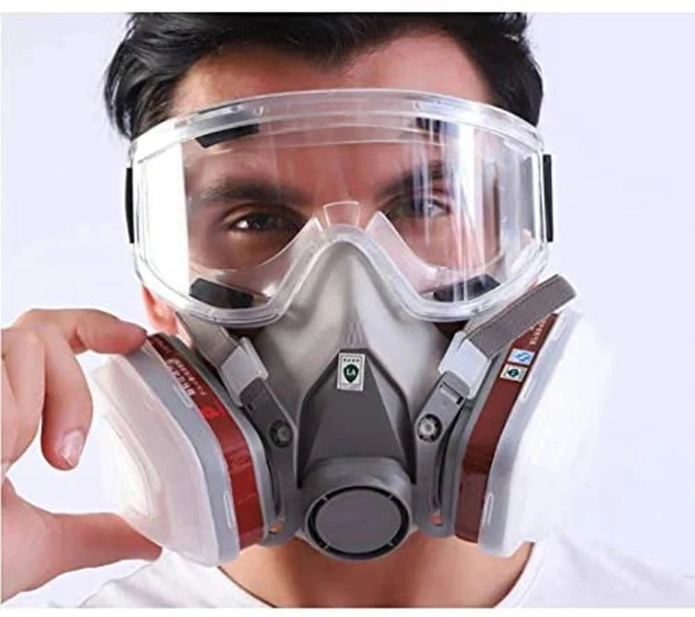 7in1/16in1 Half Face Respirator – Dust, Gas & Paint Safety
